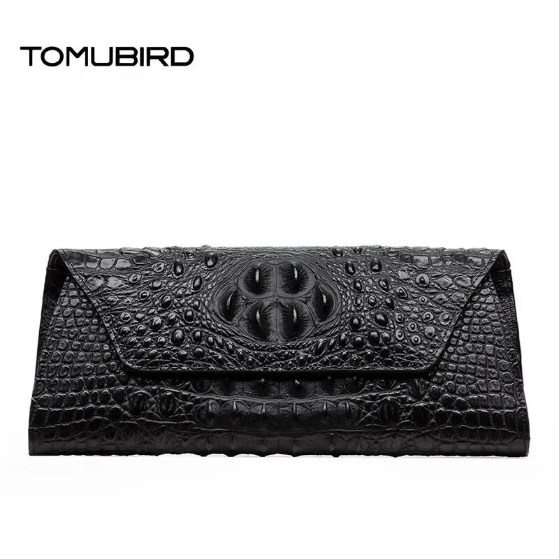 Cow leather handbag  free delivery  2016 new crocodile pattern chain bag National Wind shoulder Messenger Bag Envelope package