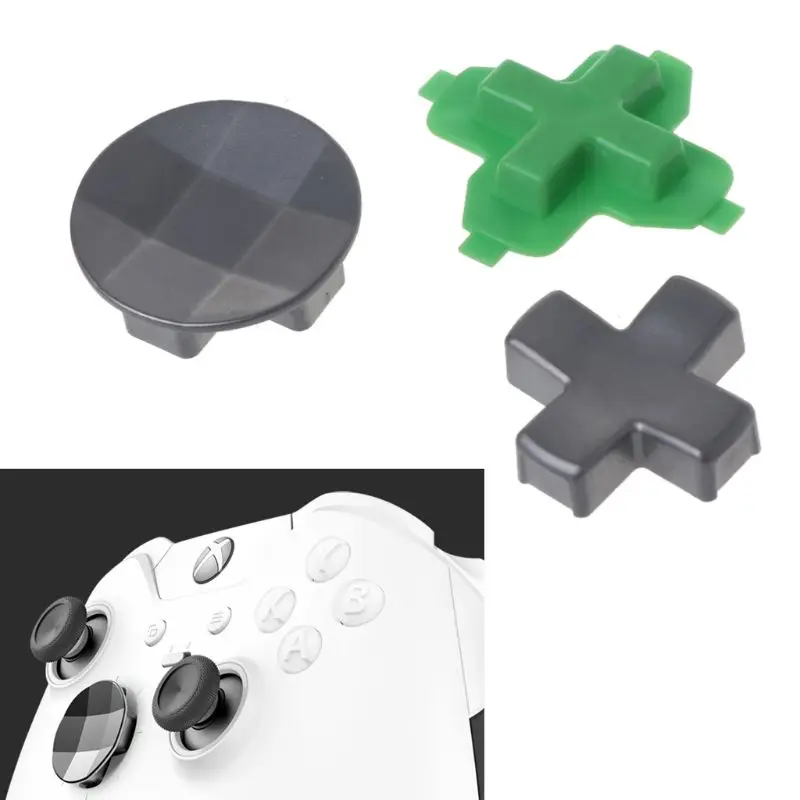 

3 in 1 for Xbox One Elite S Slim Controller Magnetic Metal Stainless D-pad Kits Video Games Accessories