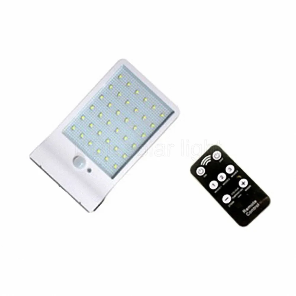 

Solar Light 48 LED Auto PIR Motion Sensor With Remote Control Garden Wall Solar Lamp For Outdoor Waterproof Newest Design remote