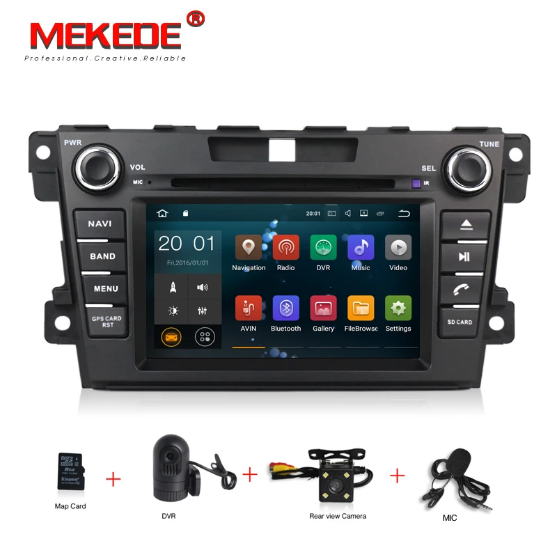 

PX3 Android7.1 Quad-core car dvd player gps navigator for Mazda cx7 CX-7 CX 7 with audio wifi support DVR OBD RDS BT phone PIP