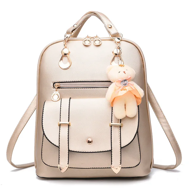 Backpack Bag 2017 Female Backpacks Leather Students School Bags Backpack Bag 2017 Female Backpacks Leather Students School Bags Fashion Travel Shoulder For Age S