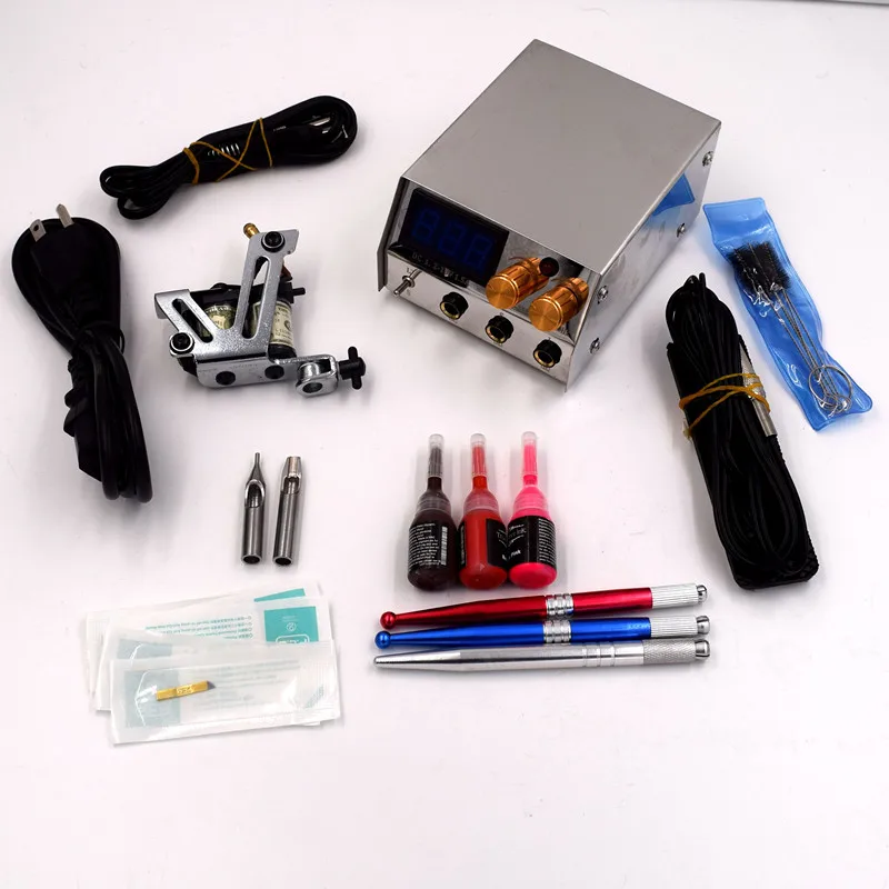 тату машинка полный набор. материалы для перманентного макияжа. машинка для татуажа бровей. одноразовые расходные материалы татуаж. расходные материалы для перманентного.