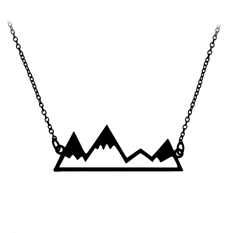 Mountain Top Necklace Snowy Mountain Necklace Dainty Hiking Nature Outdoor Jewelry Mountain Climbing Gifts Mountain Top Necklace Snowy Mountain Necklace Dainty Hiking Nature Outdoor Jewelry Mountain Climbing Gifts