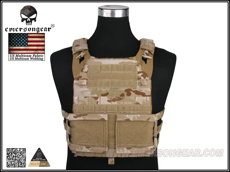 Emerson Molle CP Style Adaptive Vest JPC 2.0 Tactical Vest Combat Chest Protection Plate Carrier Vest Multicam Arid EM7436MCAD