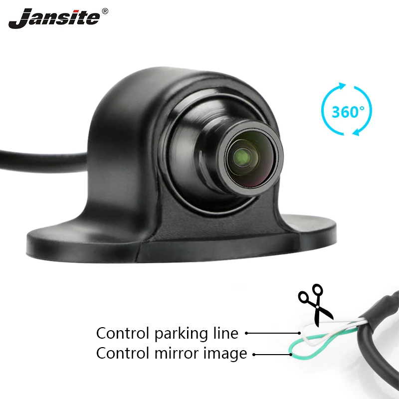 

Jansite Rear camera HD CCD Coms waterproof Night vision Front side view camera Vehicle Reverse Camera Paking System Dustproof