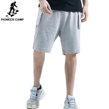 Пионерский лагерь однотонные мужские шорты с вышивкой летние мужские пляжные шорты с карманами хлопковые повседневные мужские шорты ADK901111