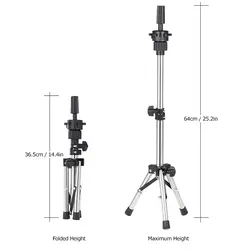 Регулируемый манекен Head штатив Стенд салонная для укладки волос тренировочный дисплей подставка держатель для пустышки Болванка под