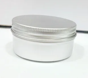 

80g Aluminum Storage Bottles Empty Facial Cream Packaging Metal Jars Free Shipping