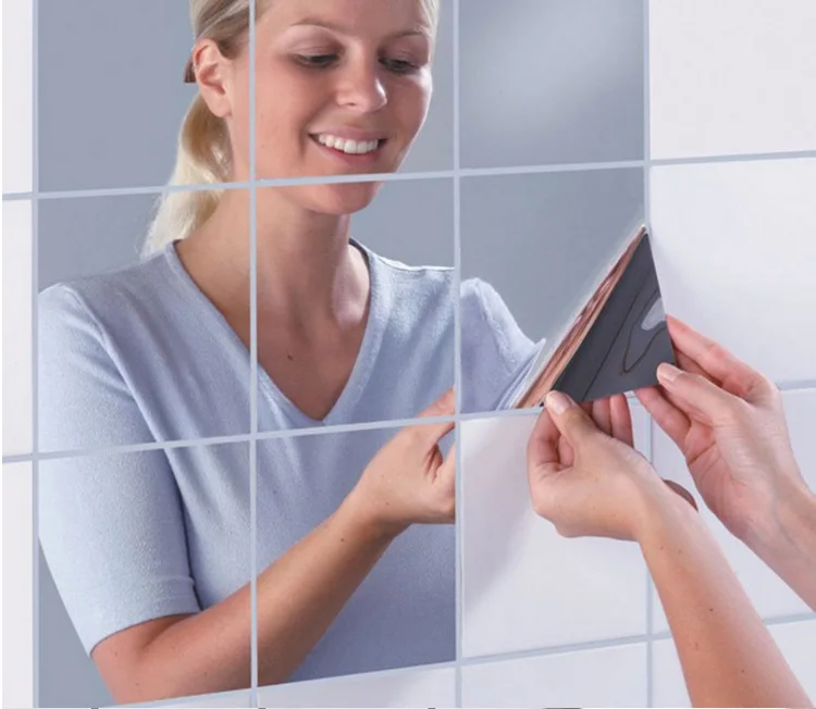 Зеркало для макияжа 9 шт./компл. настенное комбинированное зеркало креативные зеркала для ванной для домашнего офиса ESC001