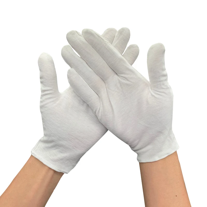 Lightweight 3 pair Large Cotton Glove for Handling Coins