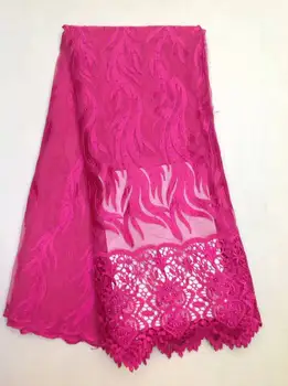 

New Latest African French Lace Fabric High Quality African Tulle Lace with stones Fabric For Wedding jl46df8d9