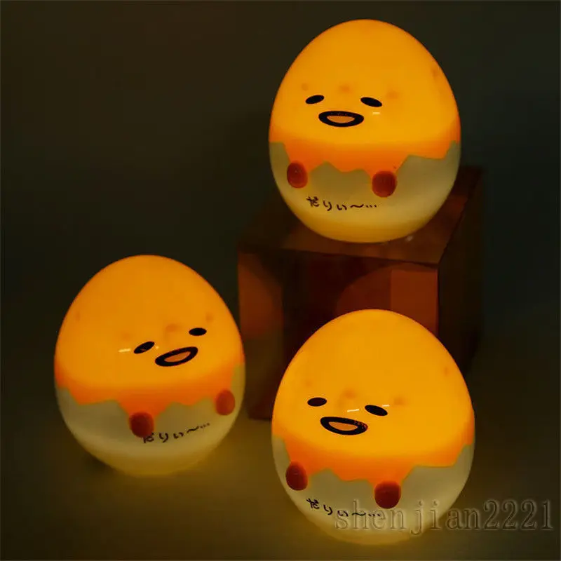 Новое поступление светящиеся игрушки Gudetama Lazy Egg Mini " мультяшный светильник Kawaii домашнее декоративное ночное освещение подарок Горячая Распродажа 1 шт