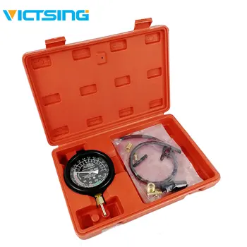 

VicTsing Fuel Pump & Vacuum Tester Carburetor Valve Pressure Tester Gauge Kit Car Truck Diagnostic Tool 10PSI