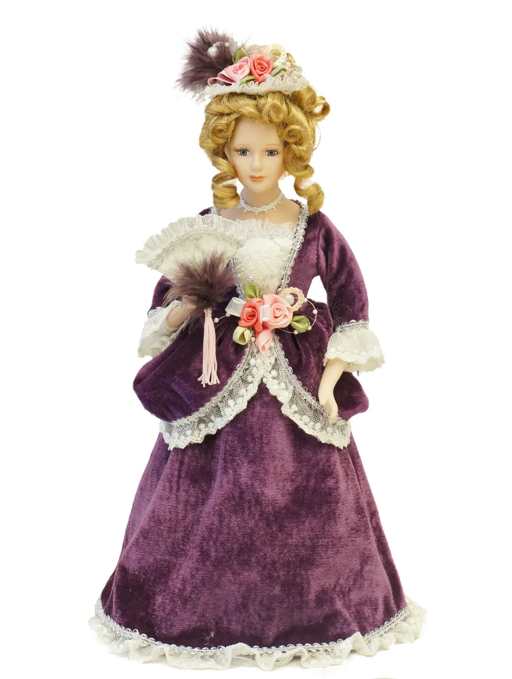 Козетта фарфор классическая кукла леди Винтаж 14 дюймов.(около 35 см) украшение дома рождественские подарки фигура