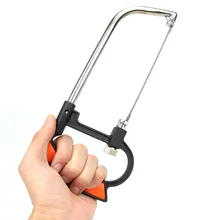7 in 1 DIY Hand Saw multi-purpose small hacksaw hacksaw frame with hacksaw bar model Steel saw woodworking jigsaw devil saw