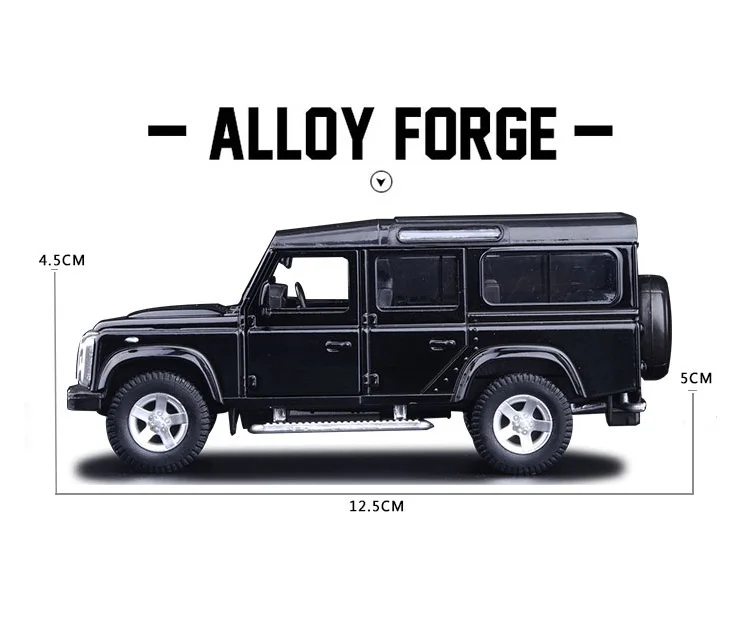 High Simulation Exquisite Diecasts&Toy Vehicles RMZ city Car Styling Defender Off-Road SUV 1:36 Alloy Car Model Pull Back Action High Simulation Exquisite Diecasts&Toy Vehicles RMZ city Car Styling Defender Off-Road SUV 1:36 Alloy Car Model Pull Back Action
