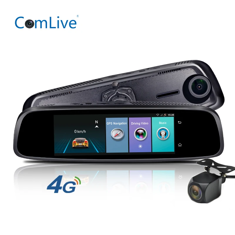 Camlive E09N Автомобильная камера 8 &quot4G ADAS Двойная Автомобильный зеркальный рекордер