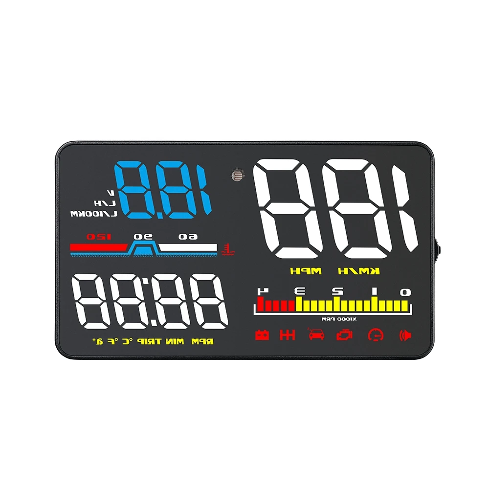 HUD Автомобильный дисплей лобовое стекло проектор OBD2 сканер скорость