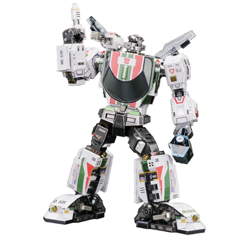 MU Wheeljack G1 3D металлические модели наборы DIY сборка головоломки лазерная резка головоломки строительные игрушки YM-L067 для подарка