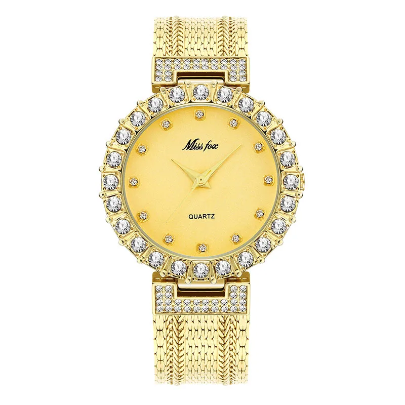 

Women Watches ladies watches top brand luxury Bracelet Diamond Watch gold quartz wristwatches Waterproof 2019 Clock Hours