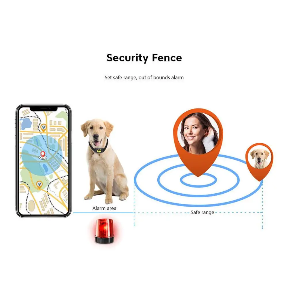 Новинка, милый легкий gps трекер для собак, кошек, домашних животных в режиме реального времени GSM/GPRS, локатор, сигнализация, водонепроницаемый ошейник