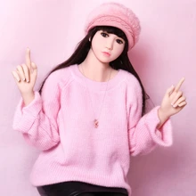 PINKLOVER small breast 155cm Real Sex Dolls Silicone Love Dolls Skeleton Toys for Men Vagina Pussy