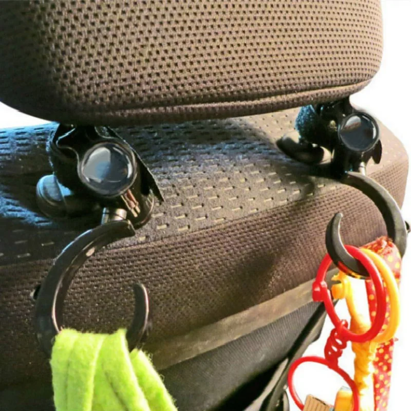 Новый 2 шт/вешалка для детской одежды сумка для малышей крючки для прогулочных колясок коляска вращается 360 градусов крюк для корзины