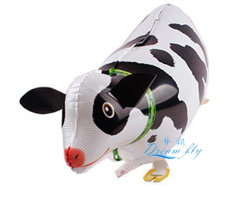 Горячая распродажа корова животных форма животное ходьба шар надувной детям