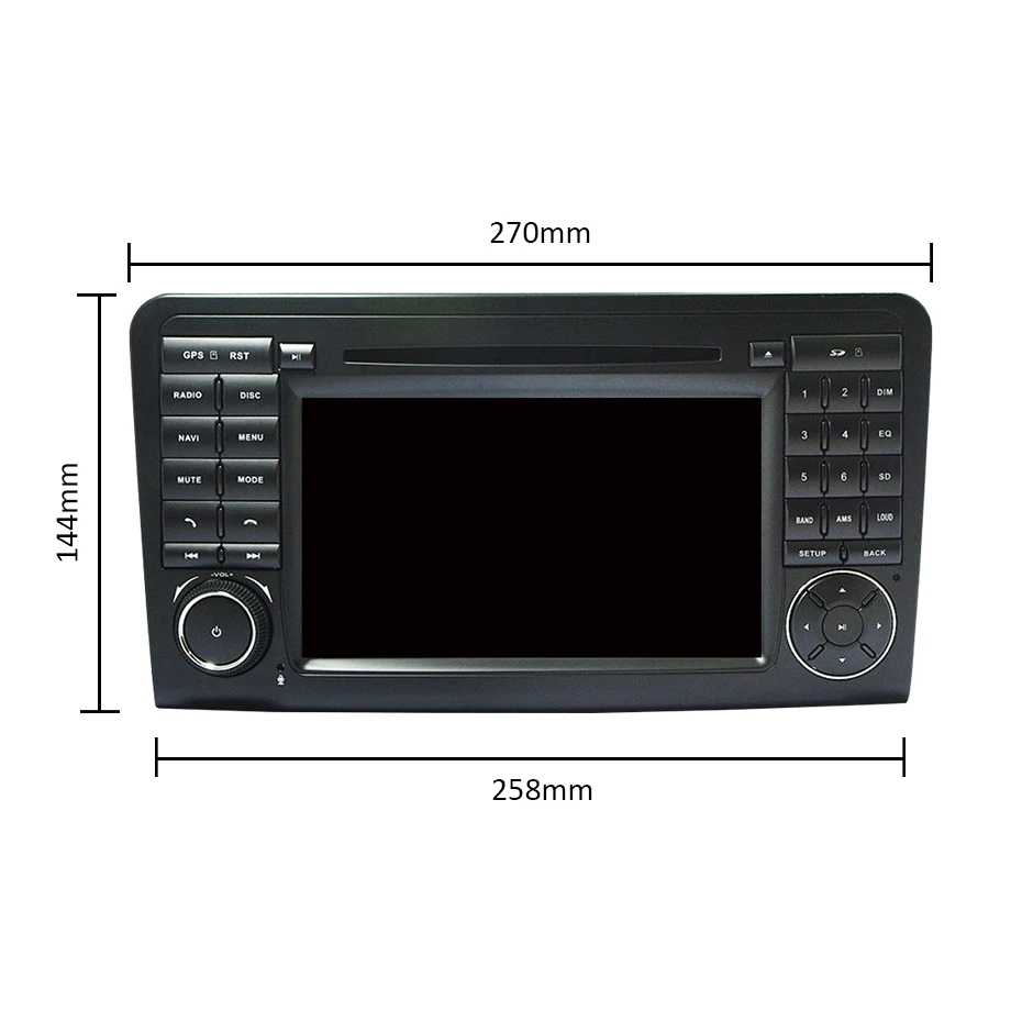 Excellent Android 9.0 4G 64G CAR DVD PLAYER For Mercedes Benz CLASS  GL500 W164 X164 ML350 ML300 ML320 ML280 GL350 GL450 radio navigation 32