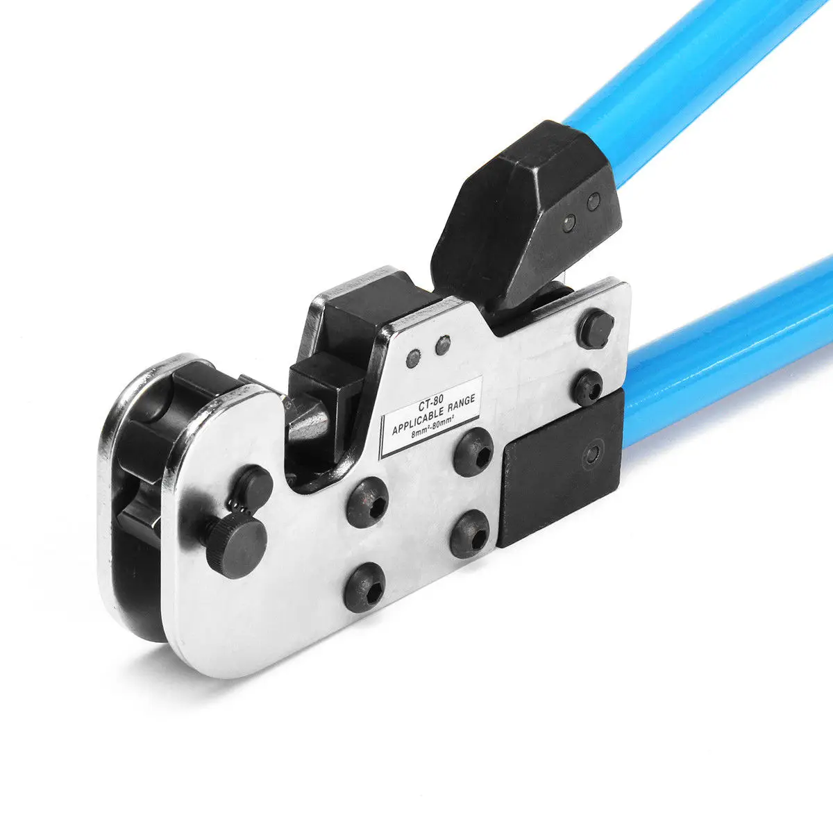 Adjustable 8-95mm Wire Terminal Crimper Tool Cable Lug Crimping Plier AWG 8-3/0