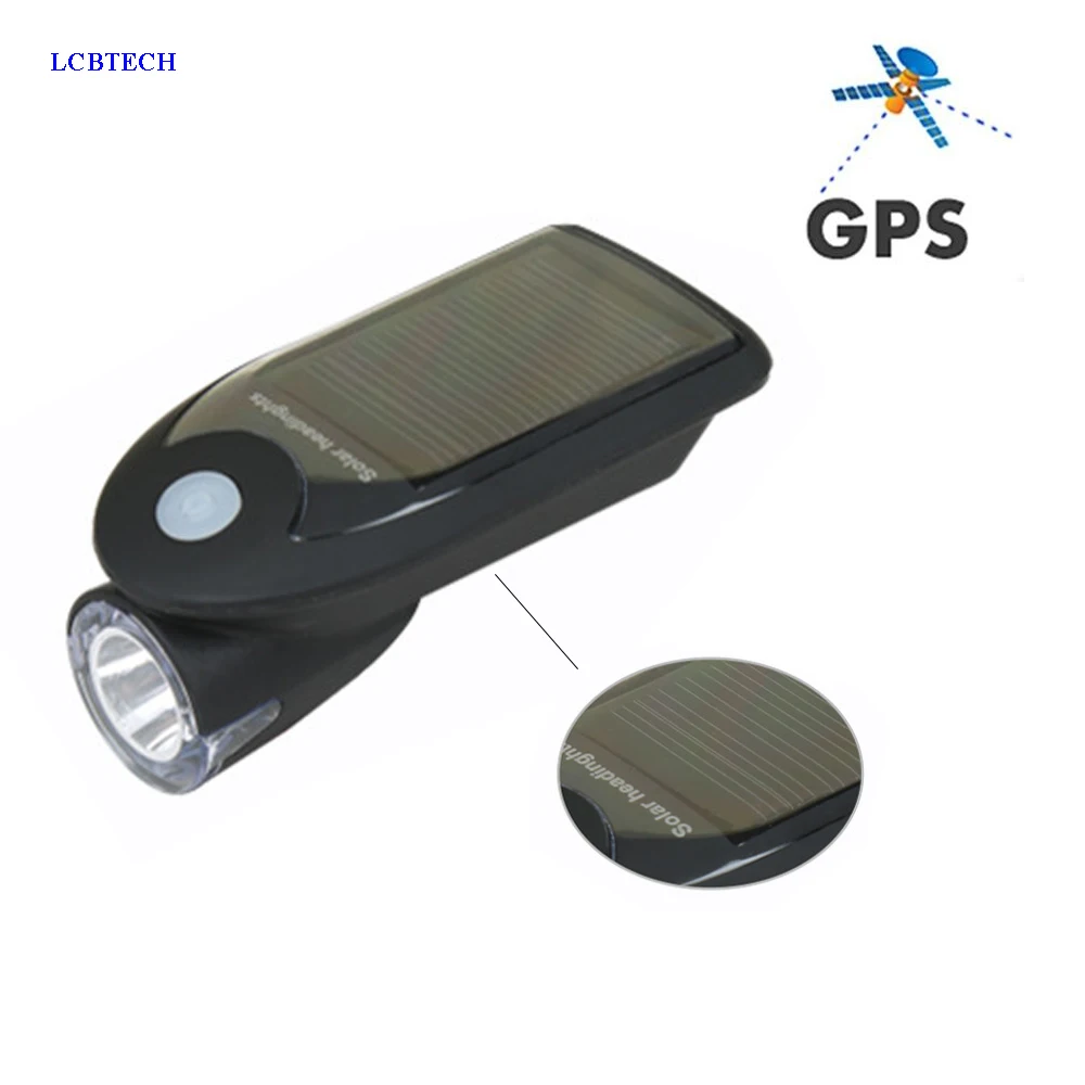 

Bike Bicycle Solar GSM GPS Tracker Locator LED Headlight Free Platform IOS Android APP Online Real Time Tracking Alarm Device