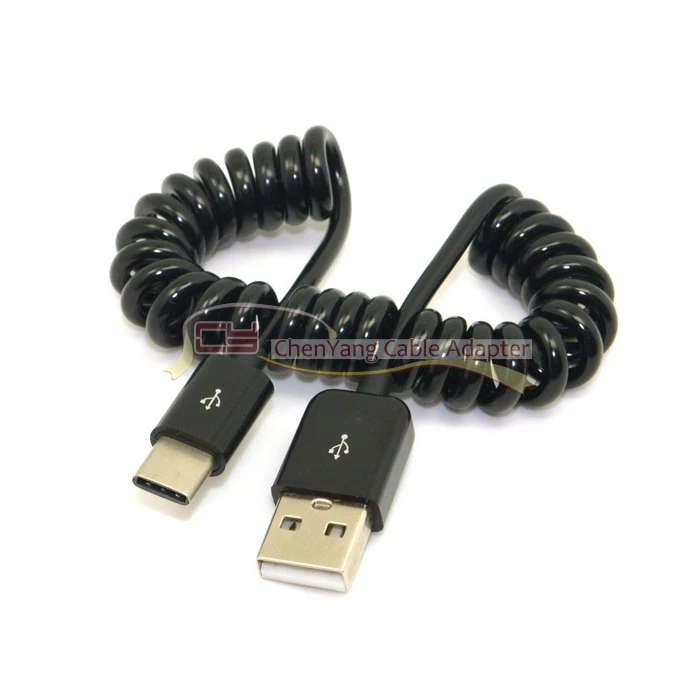 CableCC CY стрейч USB-C 3,1 Тип C Male к Стандартный USB 2,0 Мужской кабель для передачи данных Высокое качество для N1 планшета и мобильного телефона 1 м