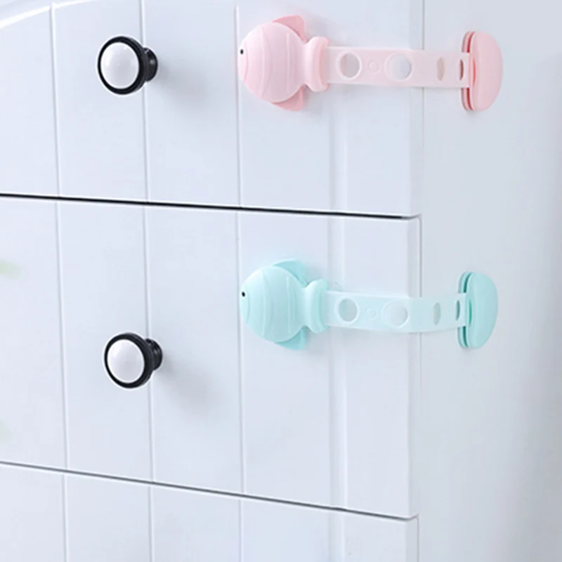 للأطفال الأمن متعددة الوظائف الأسماك الصغيرة مكافحة قرصة درج الغرز المتشابكة اليد الأمن حماية الطفل أقفال خزانة