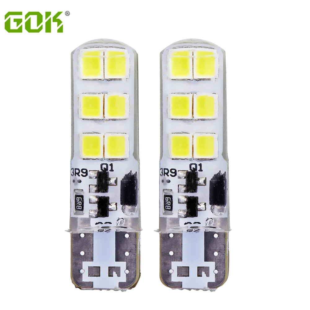 

50PCS/LOT t10 led strobe high quality Strobe T10 LED flash w5w 12SMD t10 12LED 2835 smd car led Light Bulbs wholesale