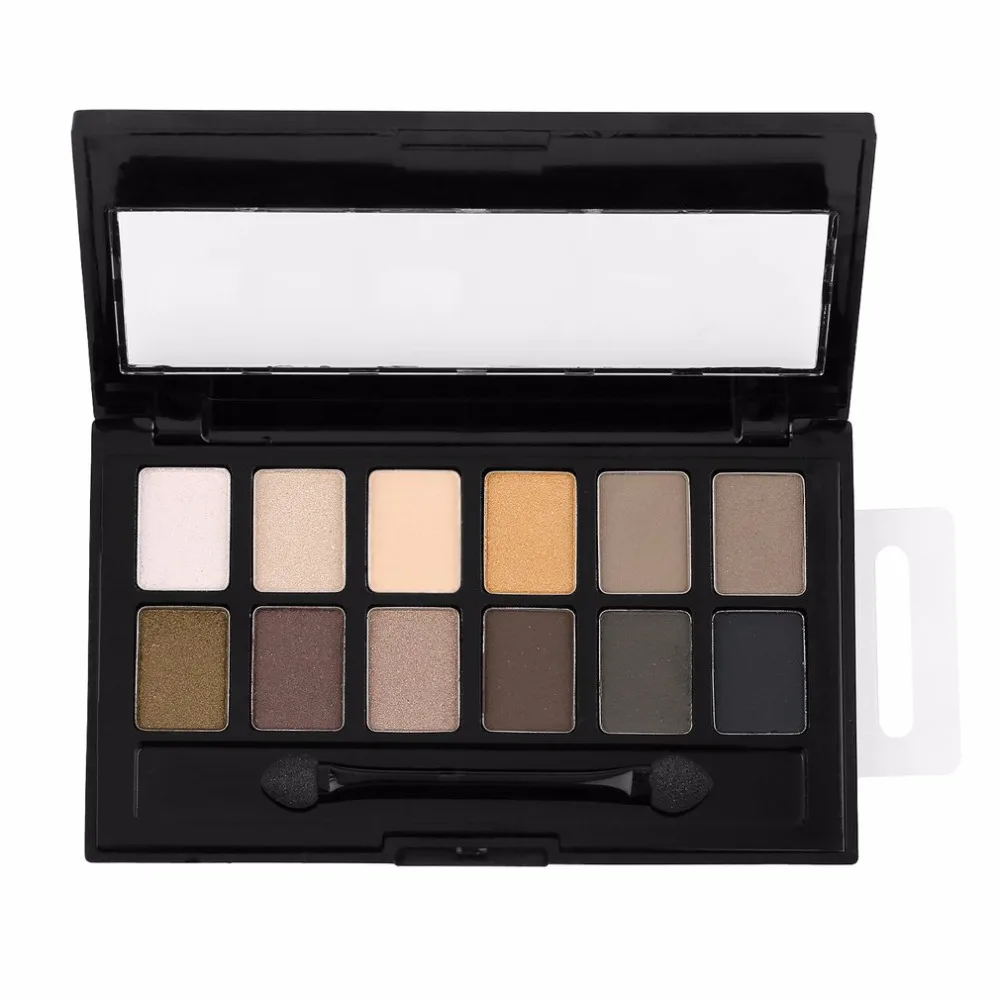 

Pro Cosmetics Makeup Matte Eye Shadow Palette 12 Colors Make Up Set Nudes Palette Eyeshadow Pallete Brighten Drop Shipping