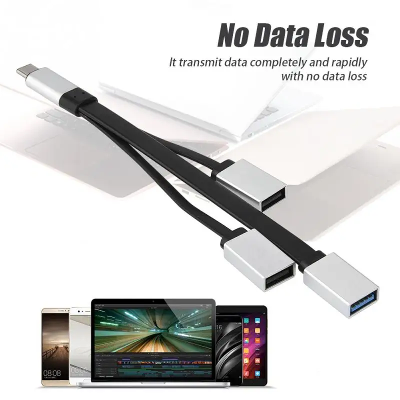 Адаптер для передачи данных на USB30 usb 2 0 1000 Мбит/с разветвитель Type C ноутбука