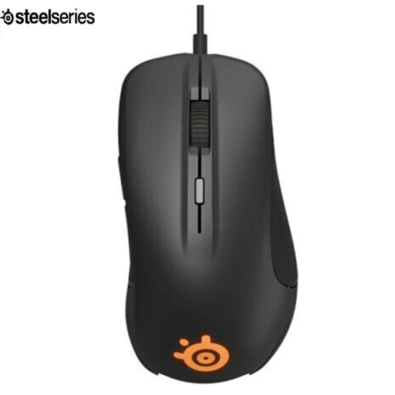 

100% Original Steelseries Rival 300 6500 DPI Optical Mouse Gaming Mouse Mice Silver Edition USB Wired For FPS RTS MMO Gamer