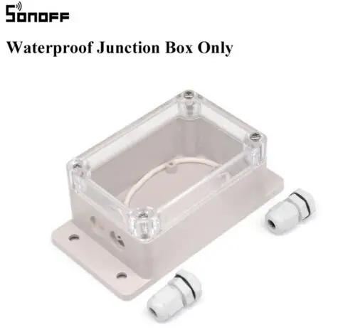 

Sonoff IP66 Waterproof Cover Case for Sonoff Basic Wifi Switch/POW/DUAL/TH16/G1 Smart Home to Remote Control Outdoor Christmas