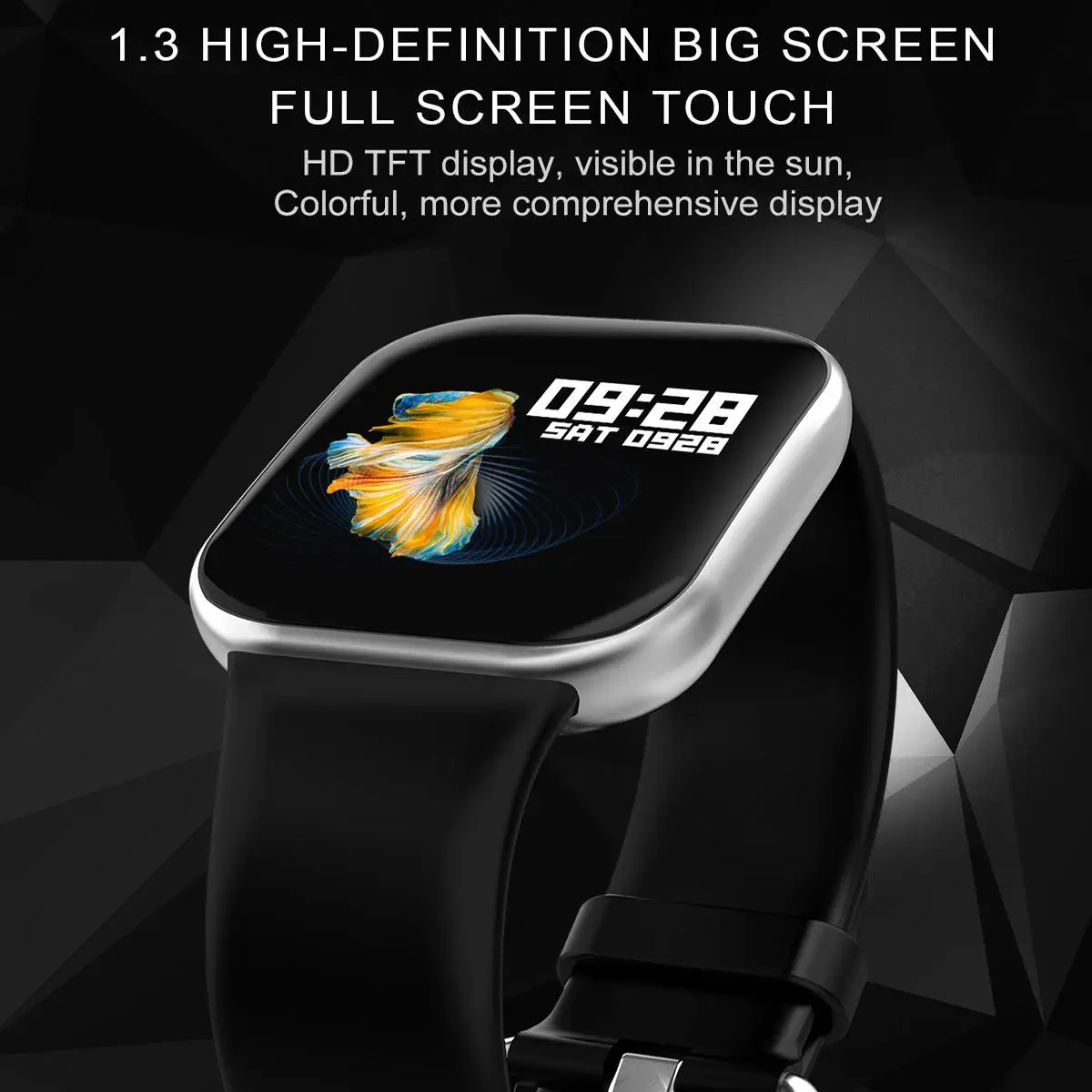 Smart Watch Series Message Wristband Bluetooth bracelet Heart Rate WristWatch Connectivity For Android IOS Full-screen Touch