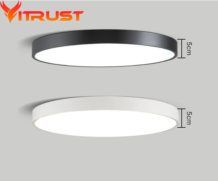 Moderna lámpara de techo LED Lustre de plafond dormitorio habitación blanco negro Iluminación lamparas de techo de luminarias