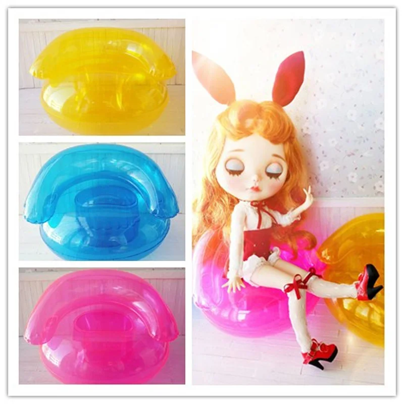 

3Pcs/lot 1/6 Doll's Inflatable Water Sofa Accessories for Blyth Pullip Barbies Monster Doll Accessories