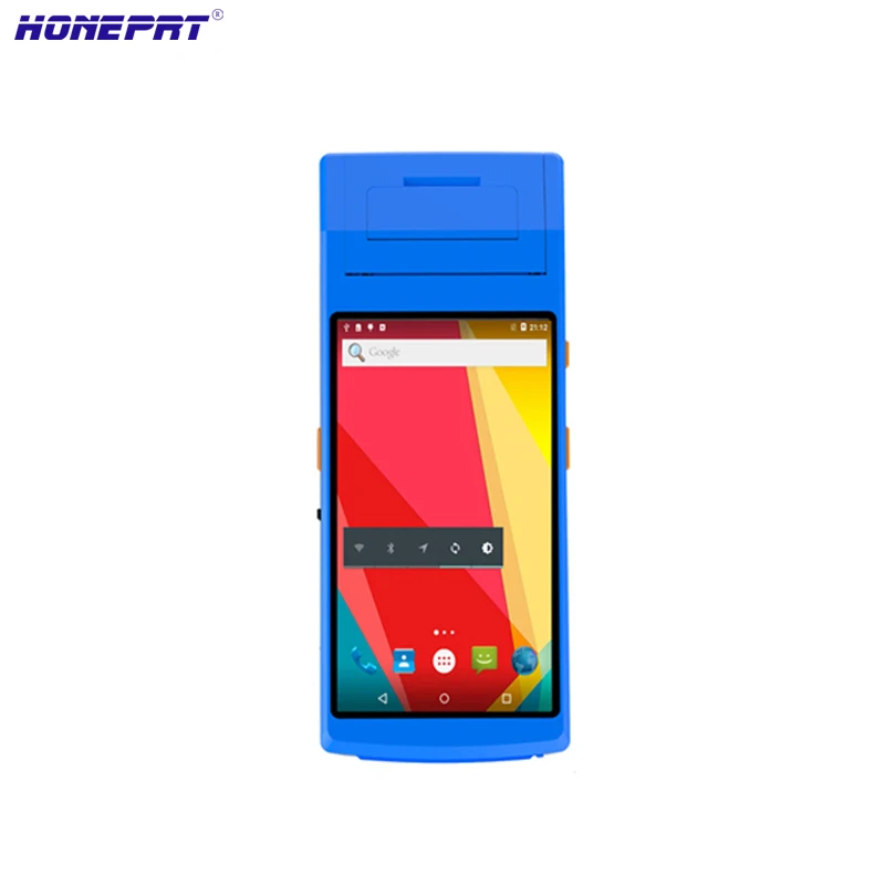 Портативный 5 дюймовый сборщик данных с сенсорным экраном PDA 2D сканером и