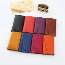 Модные мужские кошельки из натуральной кожи многофункциональный чехол для ключей модные ключницы держатели для ключей мешочные кольца кошелек подарок LT249