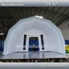 Custom 4.5mWx3mHx3mD light grey white inflatable stage tent oxford cloth tent inflatable canopy inflatable cover 4
