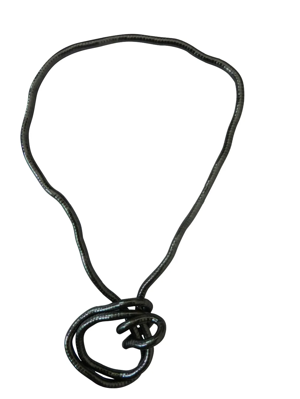 YUZHEJIE Новинка! Носить вам нравится носить витое ожерелье 900 мм длина Сгибаемая змея цепь Гибкая Твист ювелирные изделия ожерелье s