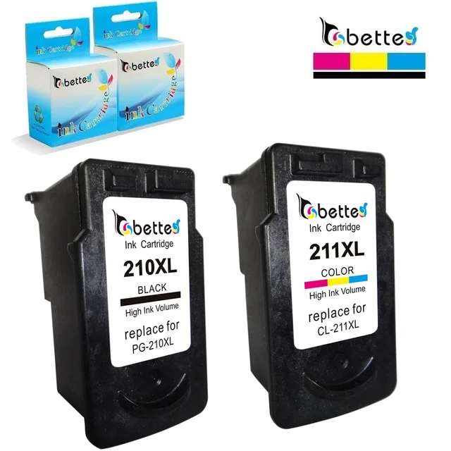PG210 CL211 Ink Cartridge For Canon PG 210 CL 211 XL PIXMA