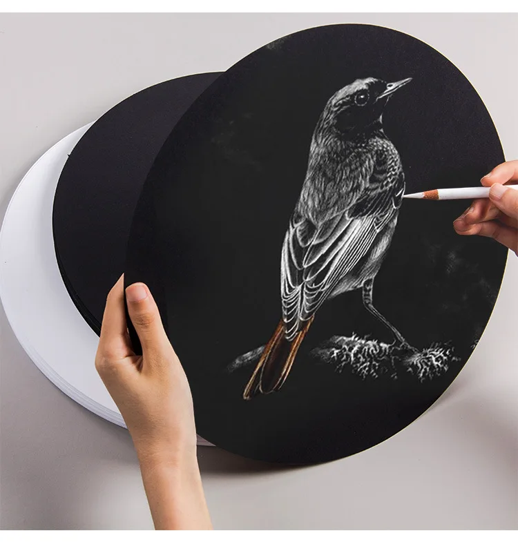 Cartão de Papel para Esboço Pces Kraft Esboço Papel 200 - g Mão-pintura Criativa Desenho Lápis & Arte Pastel Suprimentos 50 9 mão-pintura criativa esboço cartão de papel para