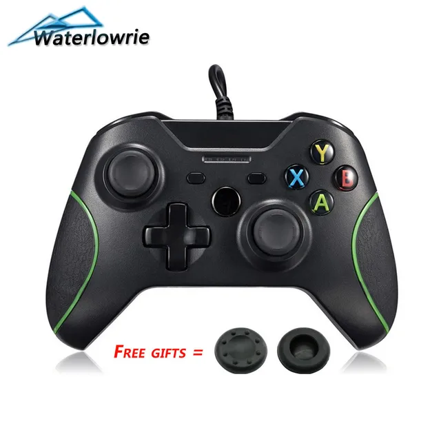 Best Price Waterlowrie USB Wired Game Controller For Microsoft Xbox One S / X Gamepad Controle For XboxOne Slim PC Windows 7/8/10 Joystick 