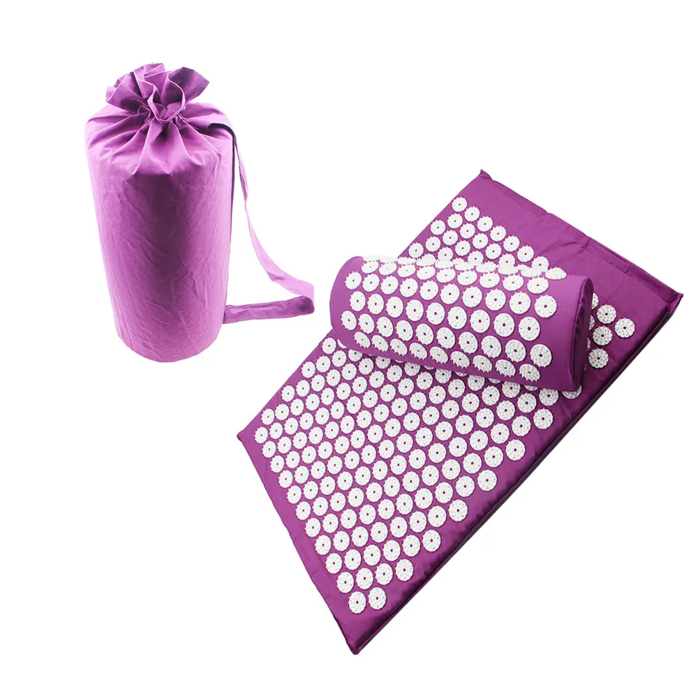 

Massager For Back (appro67*42cm) Cushion Massage Mat Acupressure Relieve Back Body Pain Spike Mat Acupuncture Massage Yoga Mat