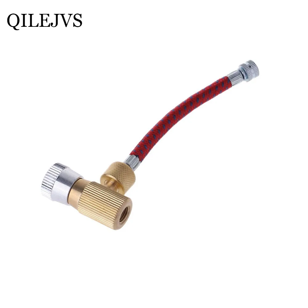 

CO2 Pump Adapter Bicycle Mini Air Inflator Copper Cartridge Motorcycle MTB Road Bike Portable